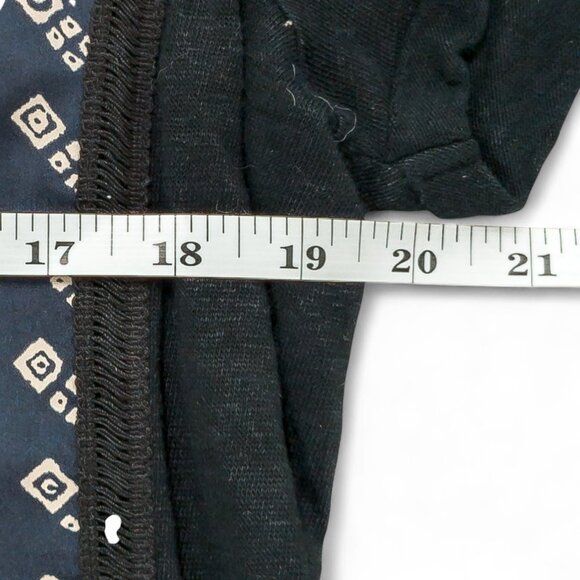 Scotch & Soda Mixed-Media Tee | Linen Knit + Printed Front | Sz S - Picture 10 of 10